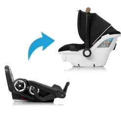 Car Seat Bases|Nfant Car Seats-Evenflo Gold Shyft DualRide Infant Car Seat and Stroller Onyx Black