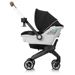 Car Seat Bases|Nfant Car Seats-Evenflo Gold Shyft DualRide Infant Car Seat and Stroller Onyx Black