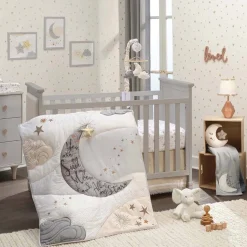 Changing Pads + Covers-Lambs & Ivy Goodnight Moon Change Pad Cover