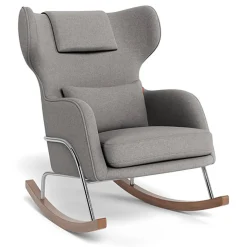 Rocking Chairs-Monte Design Grand Jackson Rocker - Wool Fabric