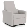 Gliders|Motorized Gliders-Monte Design Grano Glider Motorized Recliner - Enviroleather with Espresso Base
