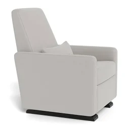 Gliders|Motorized Gliders-Monte Design Grano Glider Motorized Recliner - Enviroleather with Espresso Base