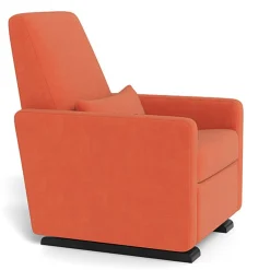 Gliders|Motorized Gliders-Monte Design Grano Glider Motorized Recliner - European Fabric w/ Espresso