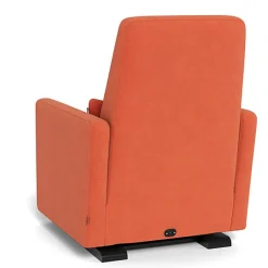 Gliders|Motorized Gliders-Monte Design Grano Glider Motorized Recliner - European Fabric w/ Espresso