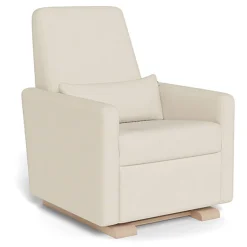 Gliders-Monte Design Grano Glider Motorized Recliner - Organic Cotton Blend