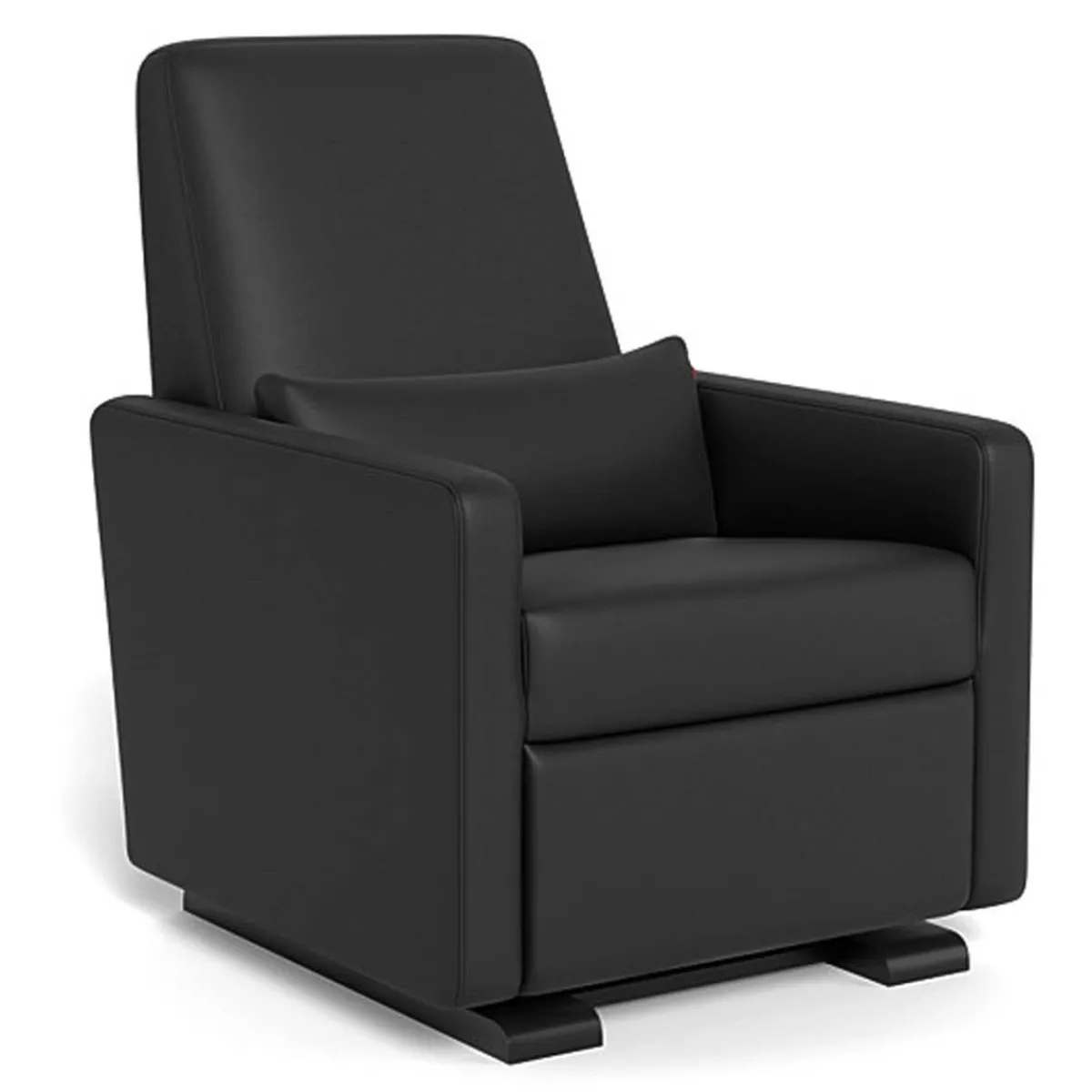 Gliders-Monte Design Grano Glider Recliner - Enviroleather with Espresso Base
