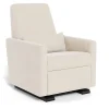 Gliders-Monte Design Grano Glider Recliner - European Fabric with Espresso Base