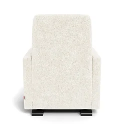 Gliders-Monte Design Grano Glider Recliner - Faux Sheepskin with Espresso Base
