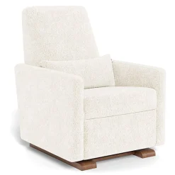 Gliders-Monte Design Grano Glider Recliner - Faux Sheepskin