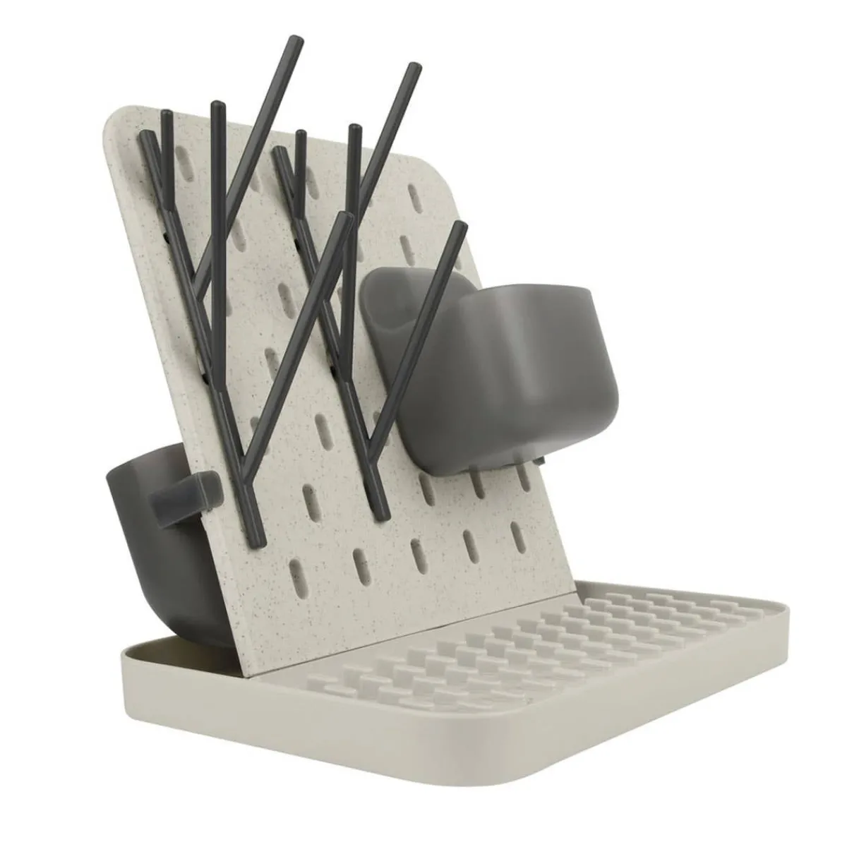 Bottle Brushes + Drying Racks-Boon Inc. Groove Drying Rack