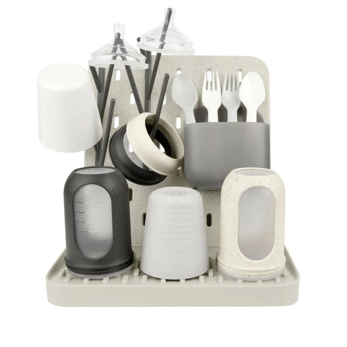 Bottle Brushes + Drying Racks-Boon Inc. Groove Drying Rack