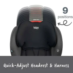 Car Seat Bases|Harness-To-Booster Seats-Britax Grow With You Mod Black