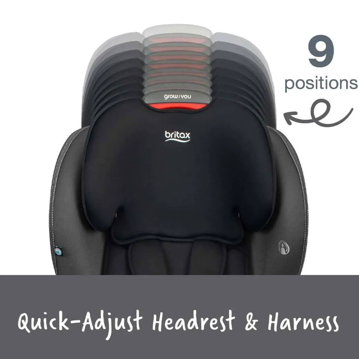 Car Seat Bases|Harness-To-Booster Seats-Britax Grow With You Mod Black