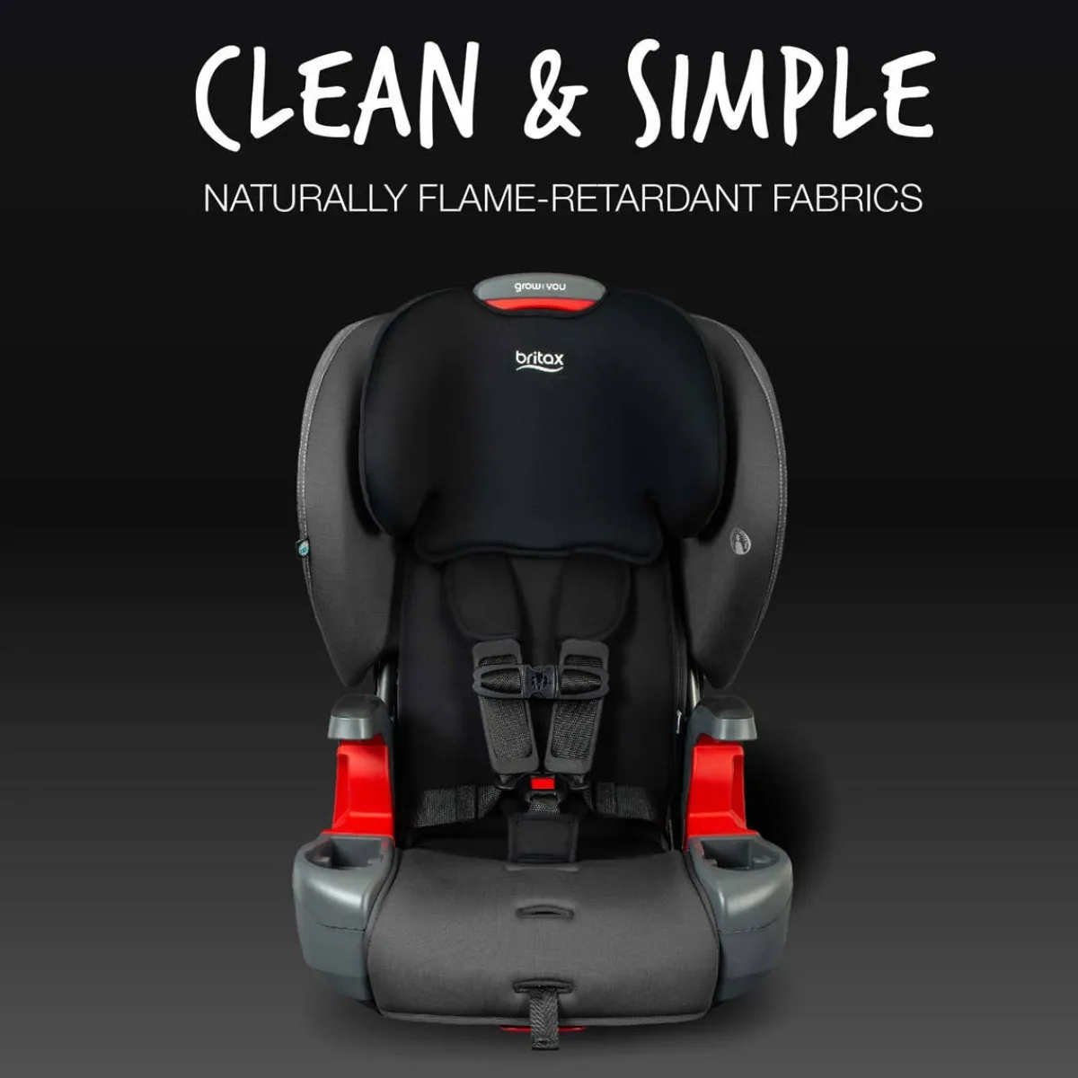 Car Seat Bases|Harness-To-Booster Seats-Britax Grow With You Mod Black