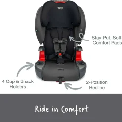 Car Seat Bases|Harness-To-Booster Seats-Britax Grow With You Mod Black