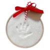 Holiday Decorations-Child To Cherish Handprint Ornament in Wood Ring