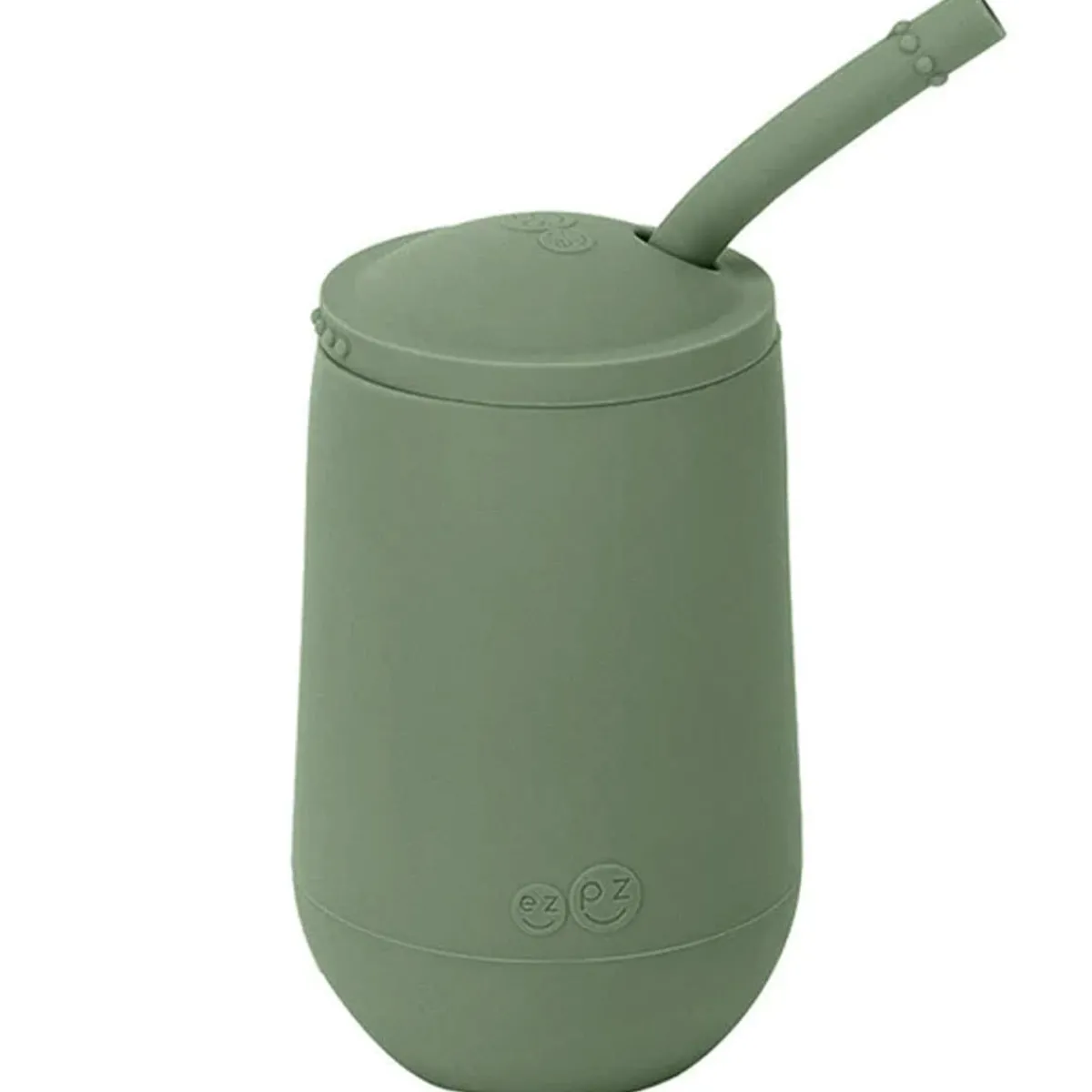 Kids Drinkware|Sippy Cups + Straw Cups-Ez Pz Happy Cup + Straw System