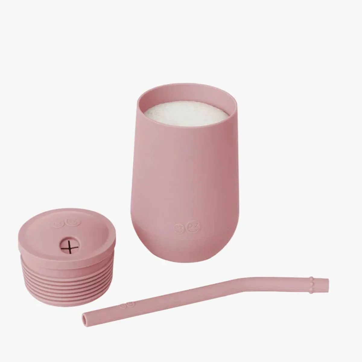 Kids Drinkware|Sippy Cups + Straw Cups-Ez Pz Happy Cup + Straw System