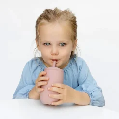 Kids Drinkware|Sippy Cups + Straw Cups-Ez Pz Happy Cup + Straw System