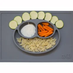 Kids Plates + Bowls|Grip + Suction Dishes-Ez Pz Happy Mat
