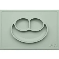 Kids Plates + Bowls|Grip + Suction Dishes-Ez Pz Happy Mat (Nordic Collection)