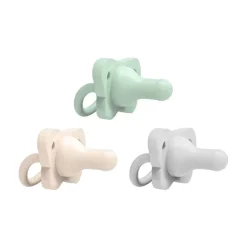Pacifiers + Clips-Dr. Brown's HappyPaci Silicone Pacifier (3 Pack)