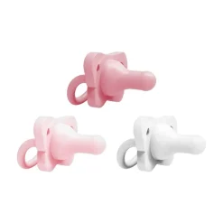 Pacifiers + Clips-Dr. Brown's HappyPaci Silicone Pacifier (3 Pack)