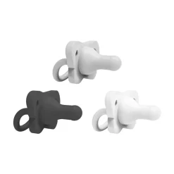 Pacifiers + Clips-Dr. Brown's HappyPaci Silicone Pacifier (3 Pack)