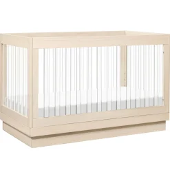 Convertible Cribs-Babyletto Harlow 3-in-1 Acrylic Crib