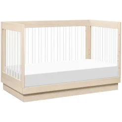 Convertible Cribs-Babyletto Harlow 3-in-1 Acrylic Crib