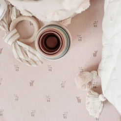 Crib Fitted Sheets-Pehr Hatchlings Crib Sheet