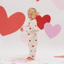 Sweaters + Jackets-Quincy Mae Heart Knit Sweater