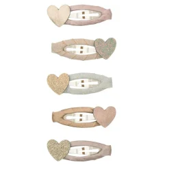 Hair Accessories-Mimi & Lula Heart Mini Clic Clacs