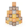 Wooden Toys|Blocks + Shape Sorters-Uncle Goose Hebrew ABC Blocks