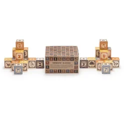 Wooden Toys|Blocks + Shape Sorters-Uncle Goose Hebrew ABC Blocks