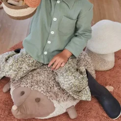Beanbag Chairs-Lorena Canals Hedgehog Floor Cushion