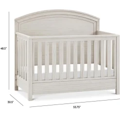 Convertible Cribs-Monogram by Namesake Hemsted 4-in-1 Crib