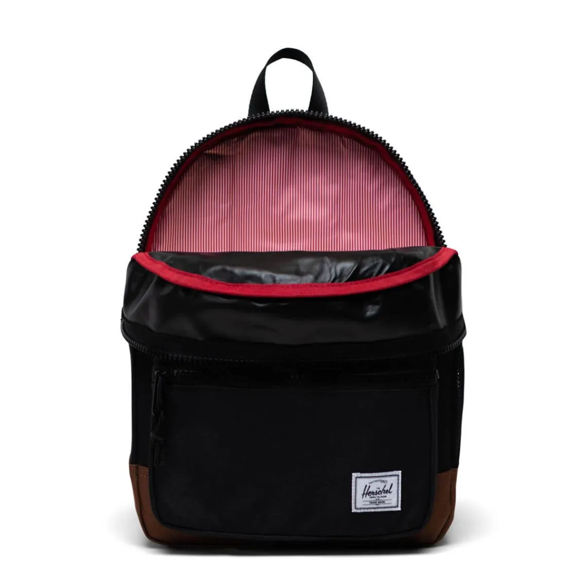Backpacks-Herschel Heritage Kids Backpack Black/Saddle Brown