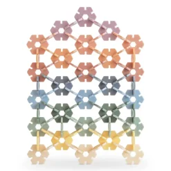 Puzzles|Play + Learn Toys-Mushie HEX Connect Building Toy Set