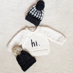 Sweaters + Jackets-Huggalugs hi. Crew Neck Sweater