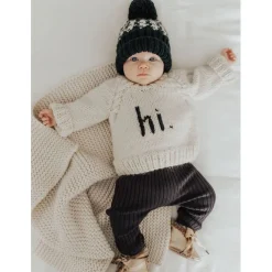 Sweaters + Jackets-Huggalugs hi. Crew Neck Sweater