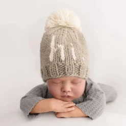 Beanies|Winter Hats-Huggalugs hi. Knit Beanie