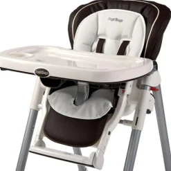 High Chairs & Boosters|Highchairs + Boosters-Peg Perego High Chair Booster Cushion Latte