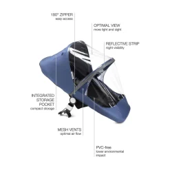 Stroller Accessories-Bugaboo High Performance Rain Cover