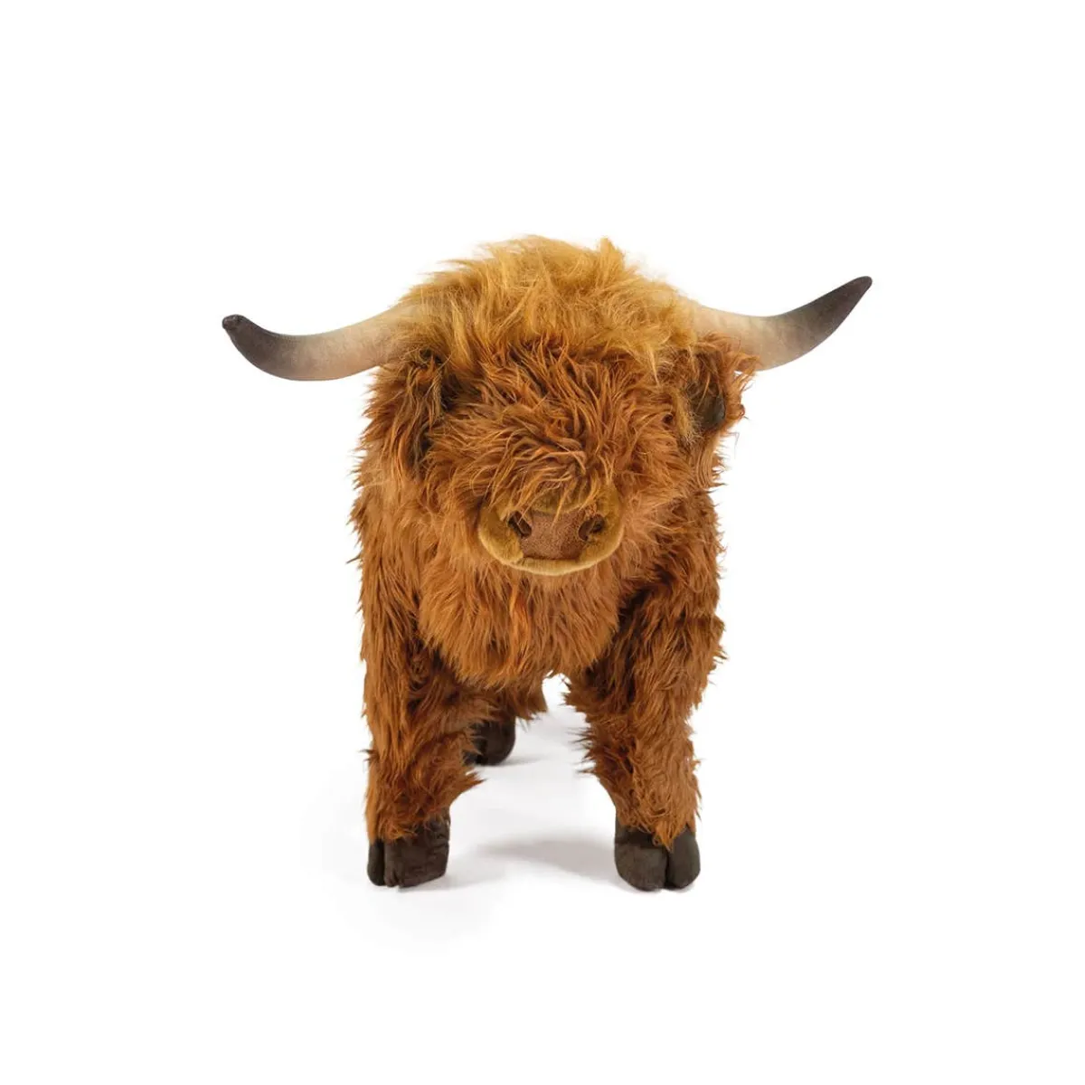Plush Animals-Wild & Soft Highland Cow Realistic Plush
