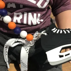 Teethers|Pacifiers + Clips-Baby Boos Teethers Hockey Skate