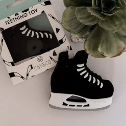 Teethers|Pacifiers + Clips-Cay & Co. Hockey Skate Teether