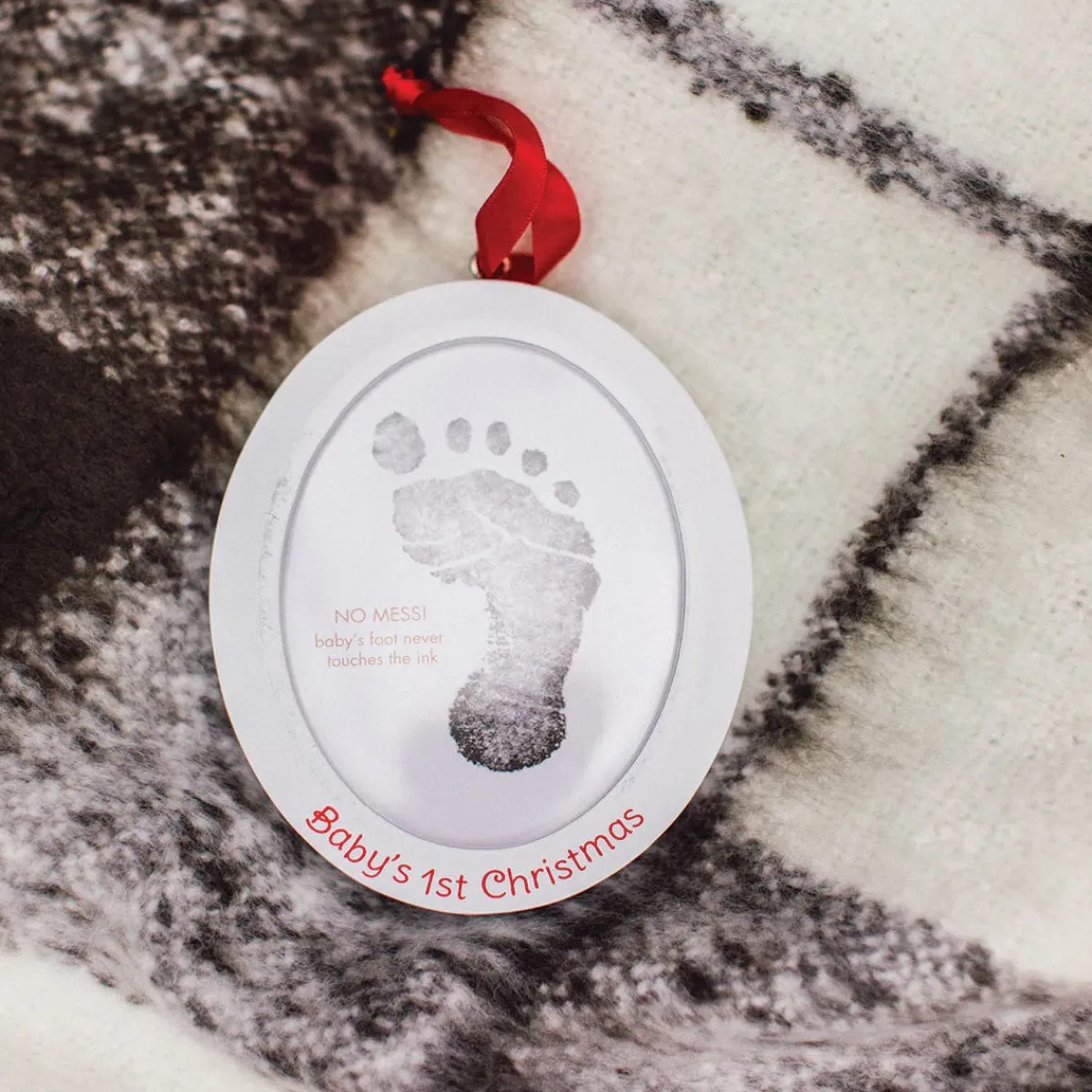 Holiday Decorations-Pearhead Holiday Babyprints Photo Ornament