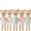 Plush Animals|Knit Animals-cuddle + kind Honey Bear Mini Knit Doll