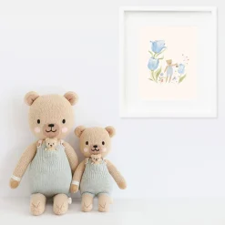 Plush Animals|Knit Animals-cuddle + kind Honey Bear Mini Knit Doll